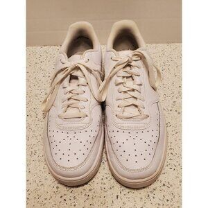 Nike Court Vision Low Athletic Shoes Triple White CD5463-100 Mens Size 10